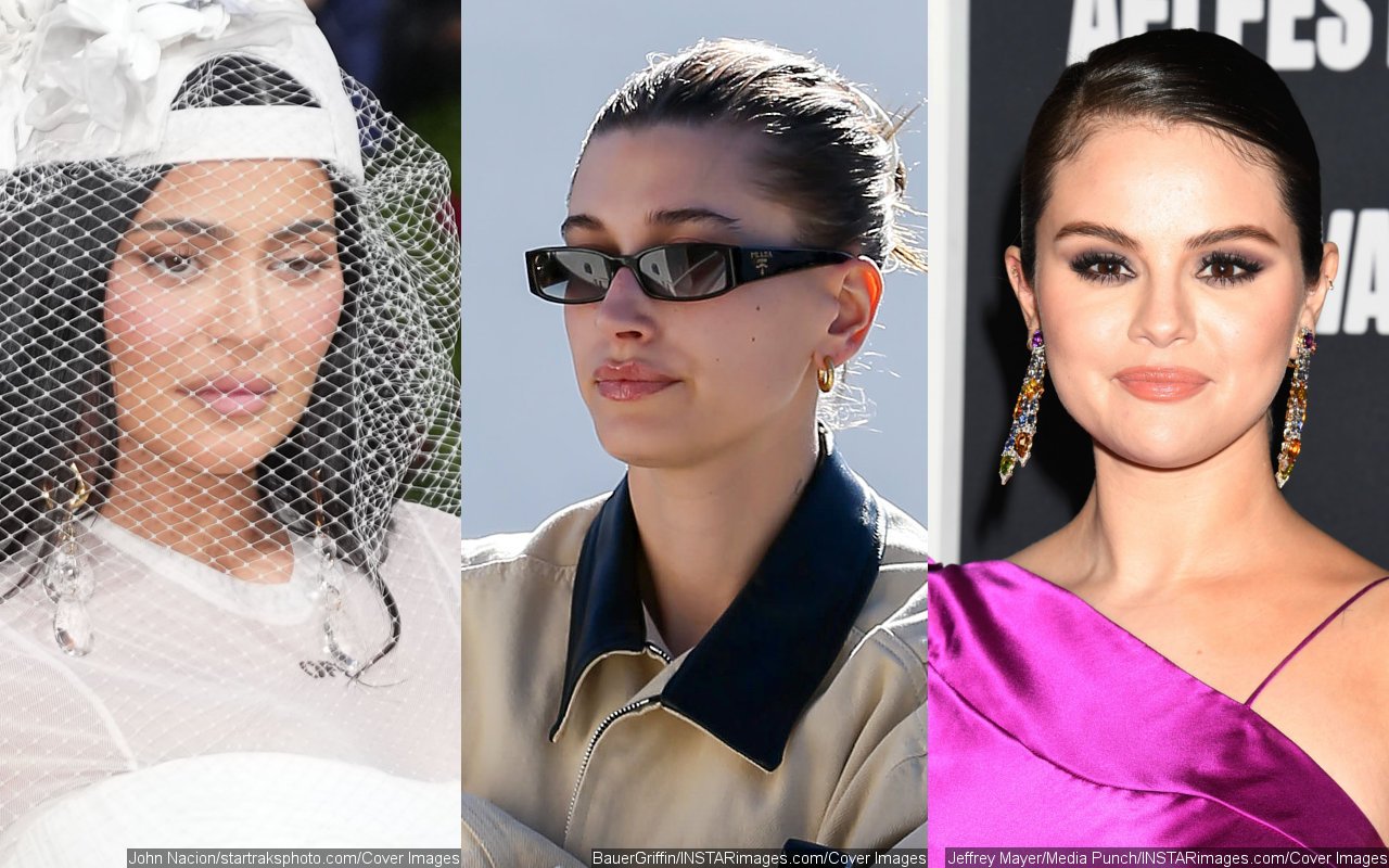 Kylie Jenner and Hailey Bieber's Fans at War With Selena Gomez's Fans After Singer's Online Hiatus