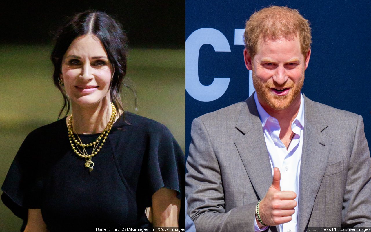 Courteney Cox Reacts to Prince Harry's Claims He Did Mushrooms at Her House