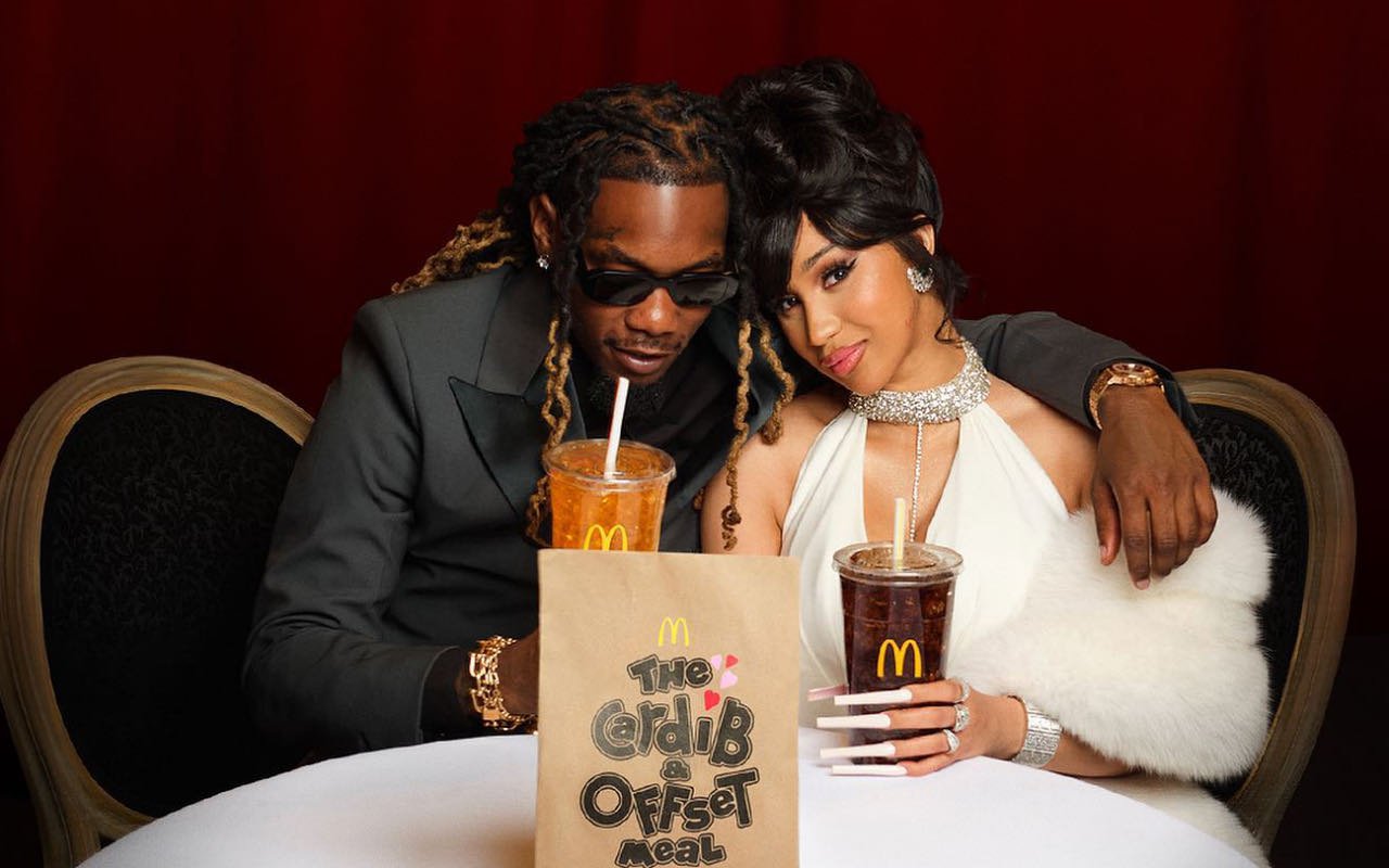 Cardi B and Offset's McDonald's Meal Sparks Backlash as It Allegedly Breaks 'Golden Arches Code'
