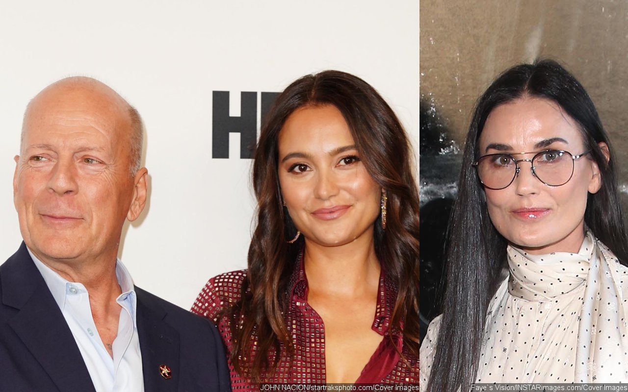Bruce Willis' Wife Shuts Down 'Dumb' Reports That Demi Moore Has Moved In With Them