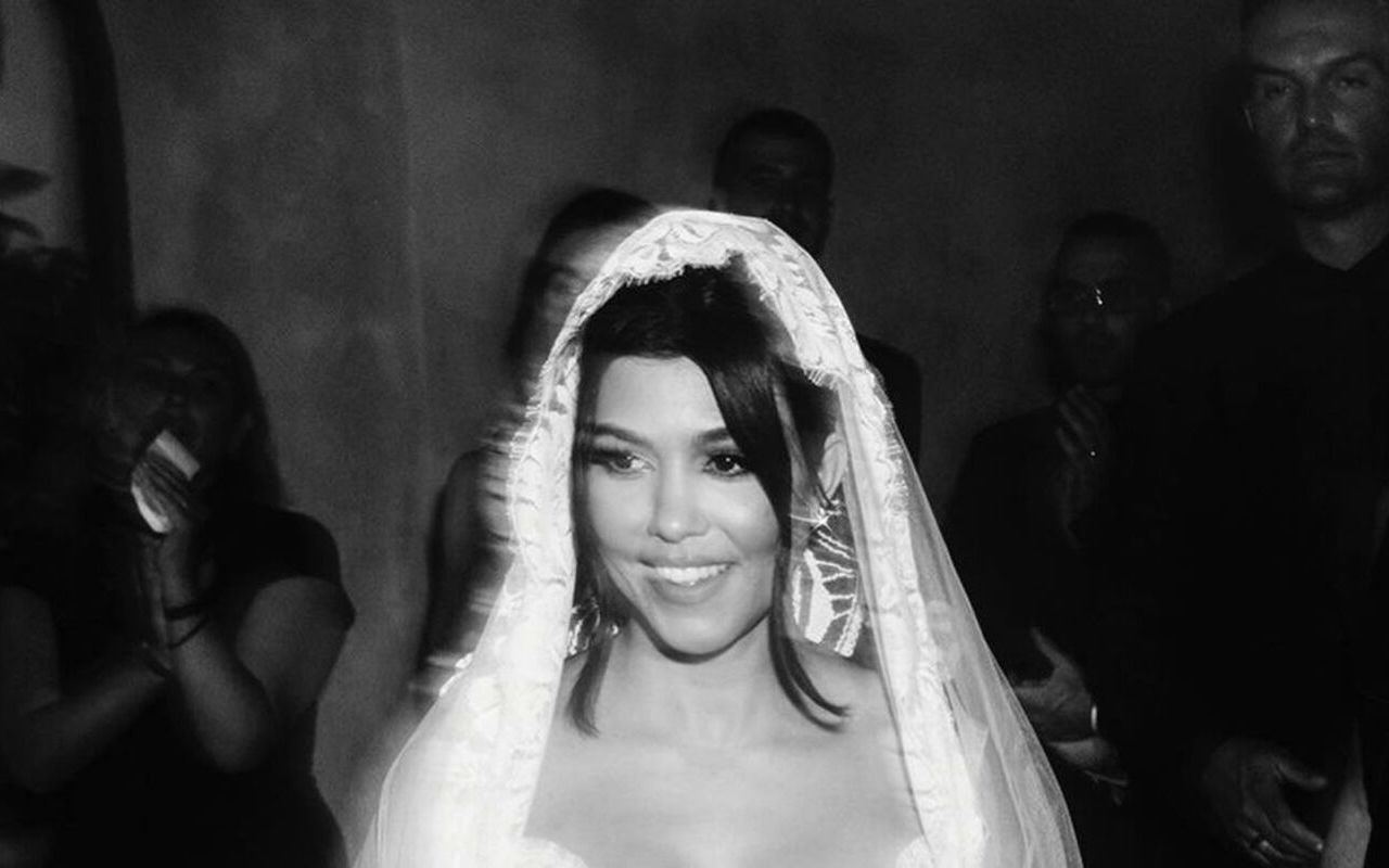 Kourtney Kardashian Cites Guns N' Roses Video as Inspiration for Her Unconventional Wedding Dress