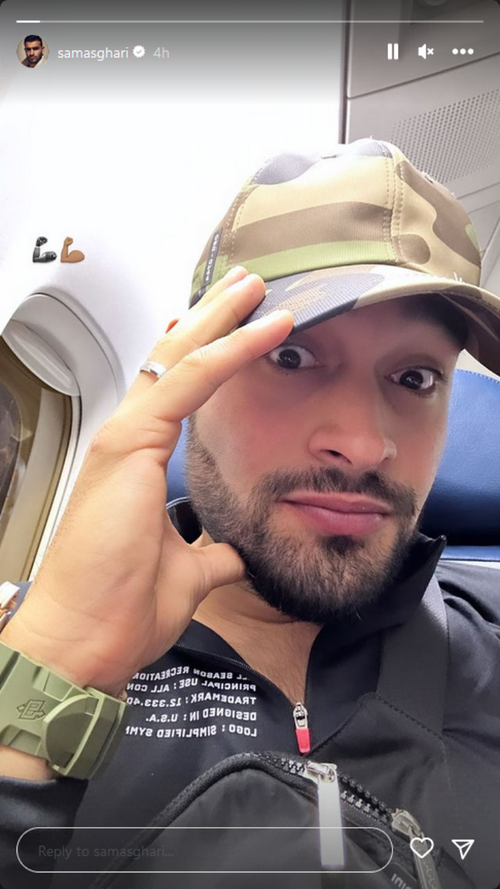 Sam Asghari's IG Story