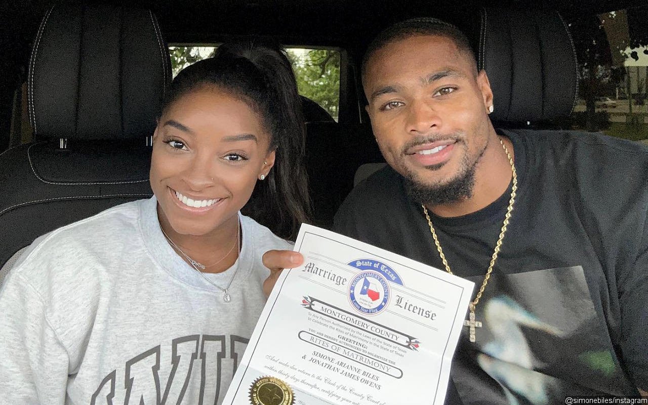 Simone Biles Shows Off Marriage License Ahead of Her and Jonathan Owens' Wedding