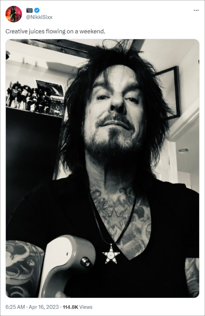 Nikki Sixx's Tweet