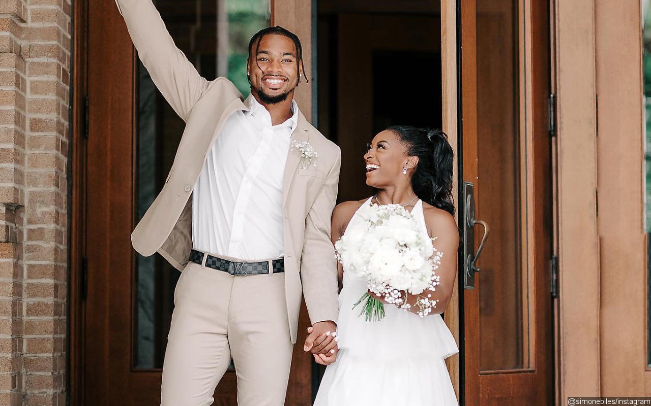 Simone Biles Hits Back at Haters Criticizing Her Wedding Day Hairstyle