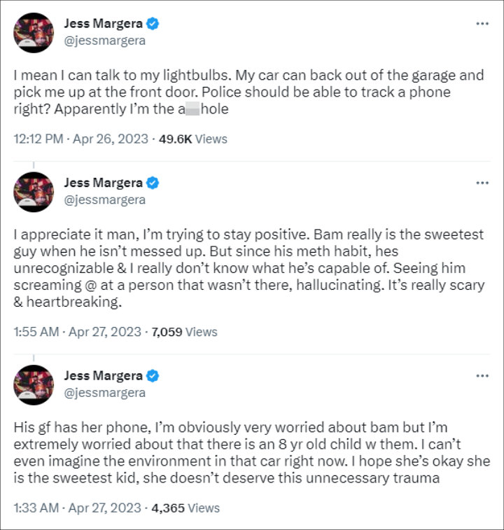 Jess Margera's Tweets