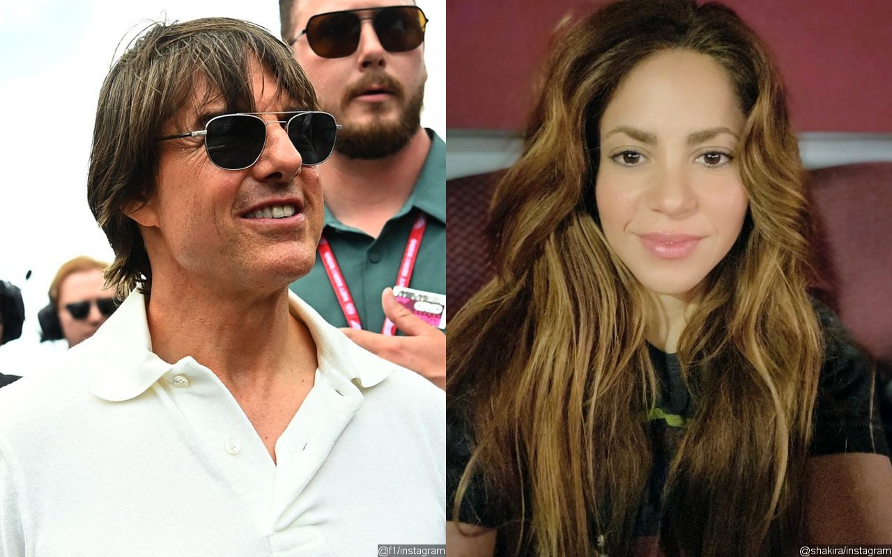 Tom Cruise Enjoys Conversation With Shakira at Formula One Miami Grand Prix