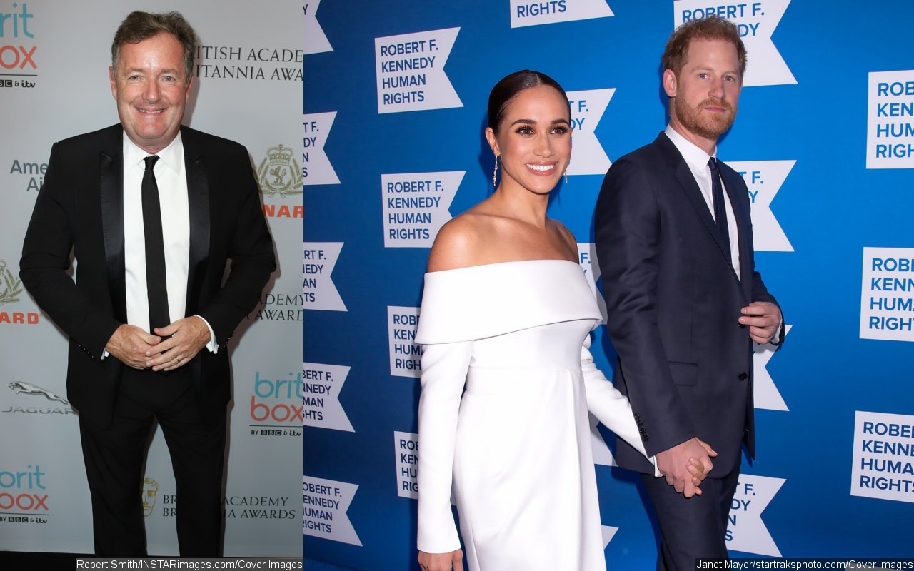 Piers Morgan Takes a Jab at Prince Harry and Meghan Markle After Tabloid's Apology