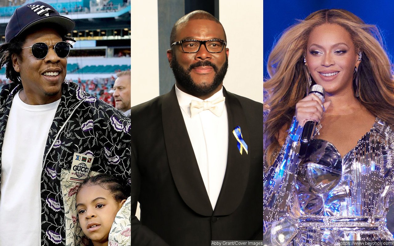 Jay-Z, Blue Ivy and Tyler Perry Cheer on Newly-Engaged Couple at Beyonce's Concert