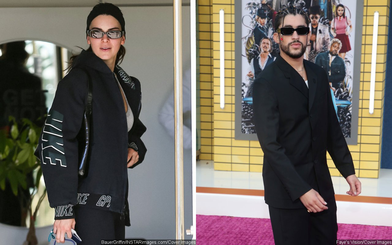 Kendall Jenner and Bad Bunny All Smiles While Sitting Courtside at Basketball Game