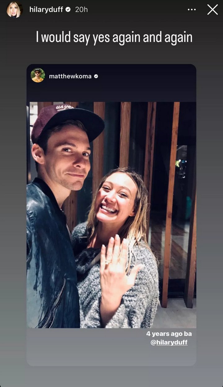 Hilary Duff Celebrates 4th Wedding Anniversary