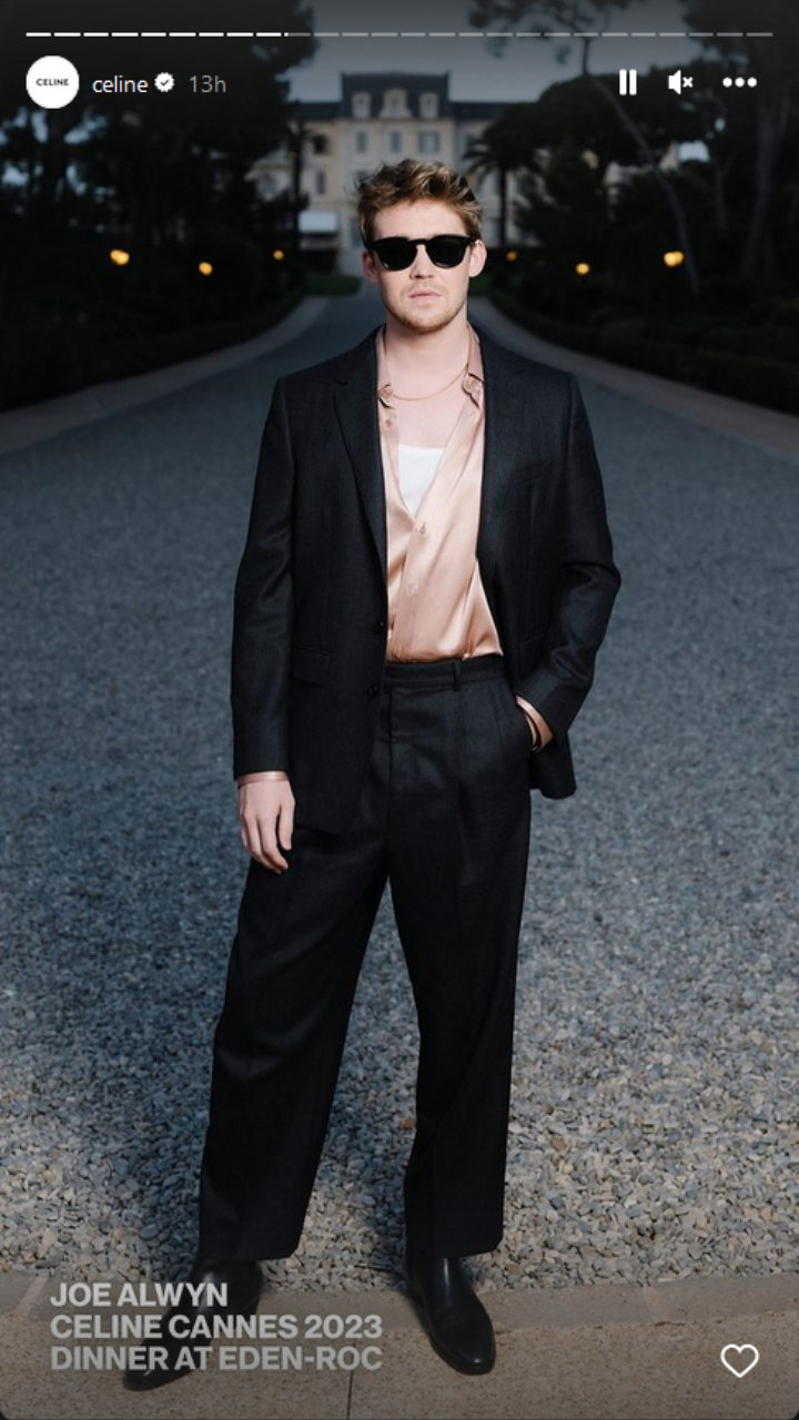 Joe Alwyn at Celine's Cannes 2023 Dinner