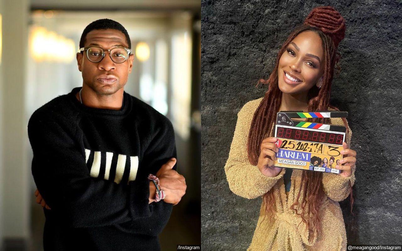 Jonathan Majors and Meagan Good Dining Out at Red Lobster With Her Family Amid Romance Rumors