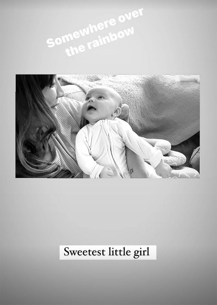 Kaley Cuoco serenades baby girl