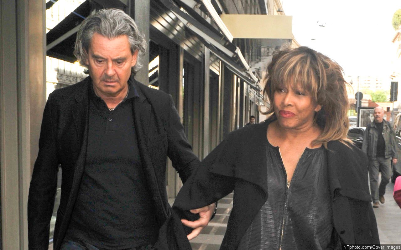 Tina Turner's Widower Erwin Bach Visits Her Memorial in 1st Photos Since Her Death