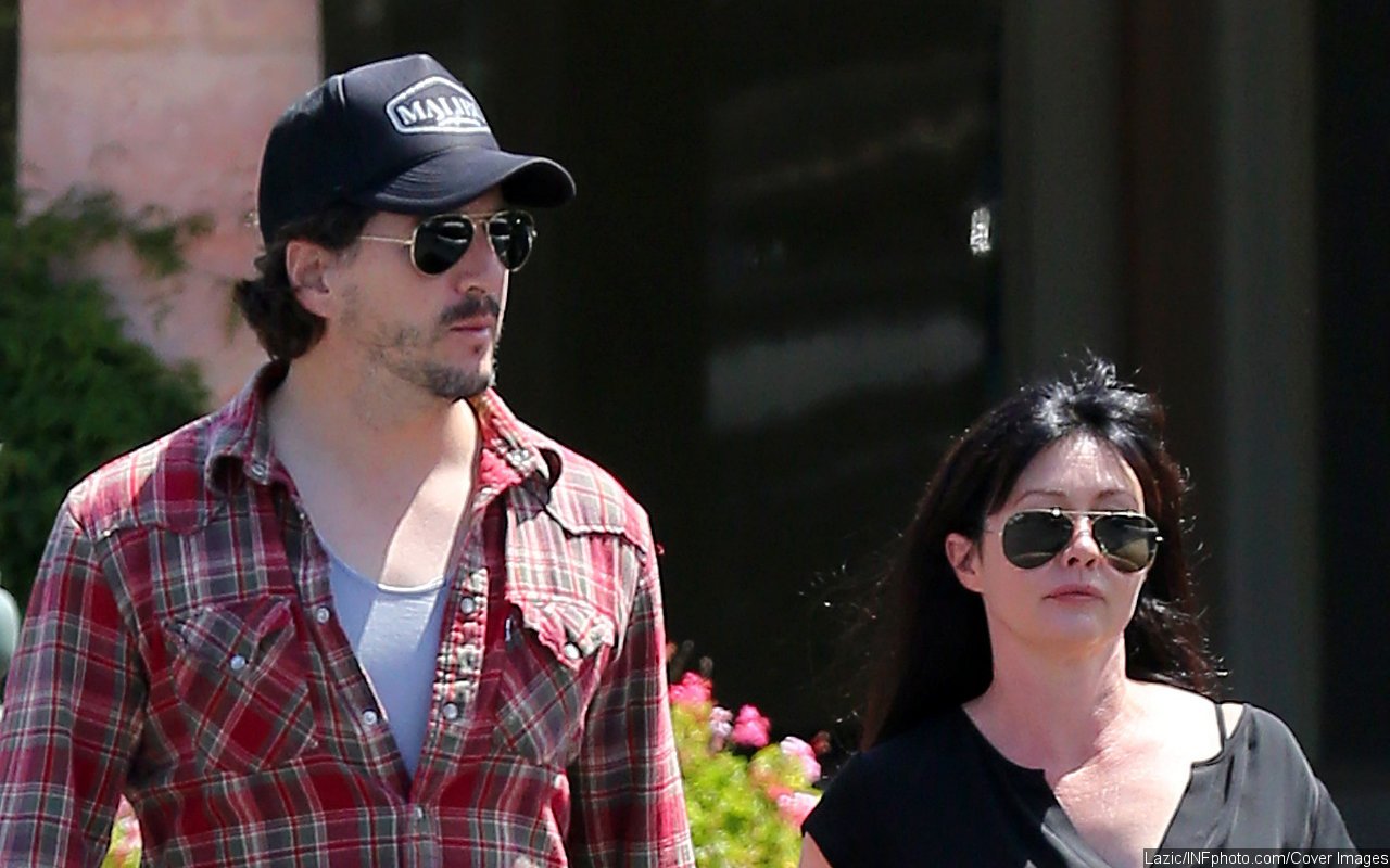 Shannen Doherty and Kurt Iswarienko
