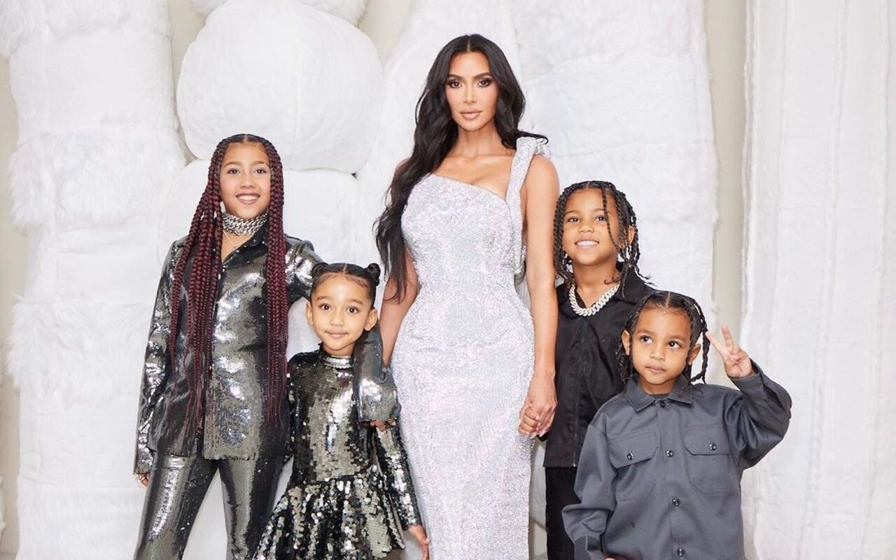 Kim Kardashian Bans Her Kids From Internet to 'Protect' Them When Kanye Has His Outburst