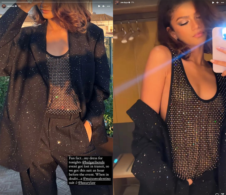 Zendaya Instagram Story