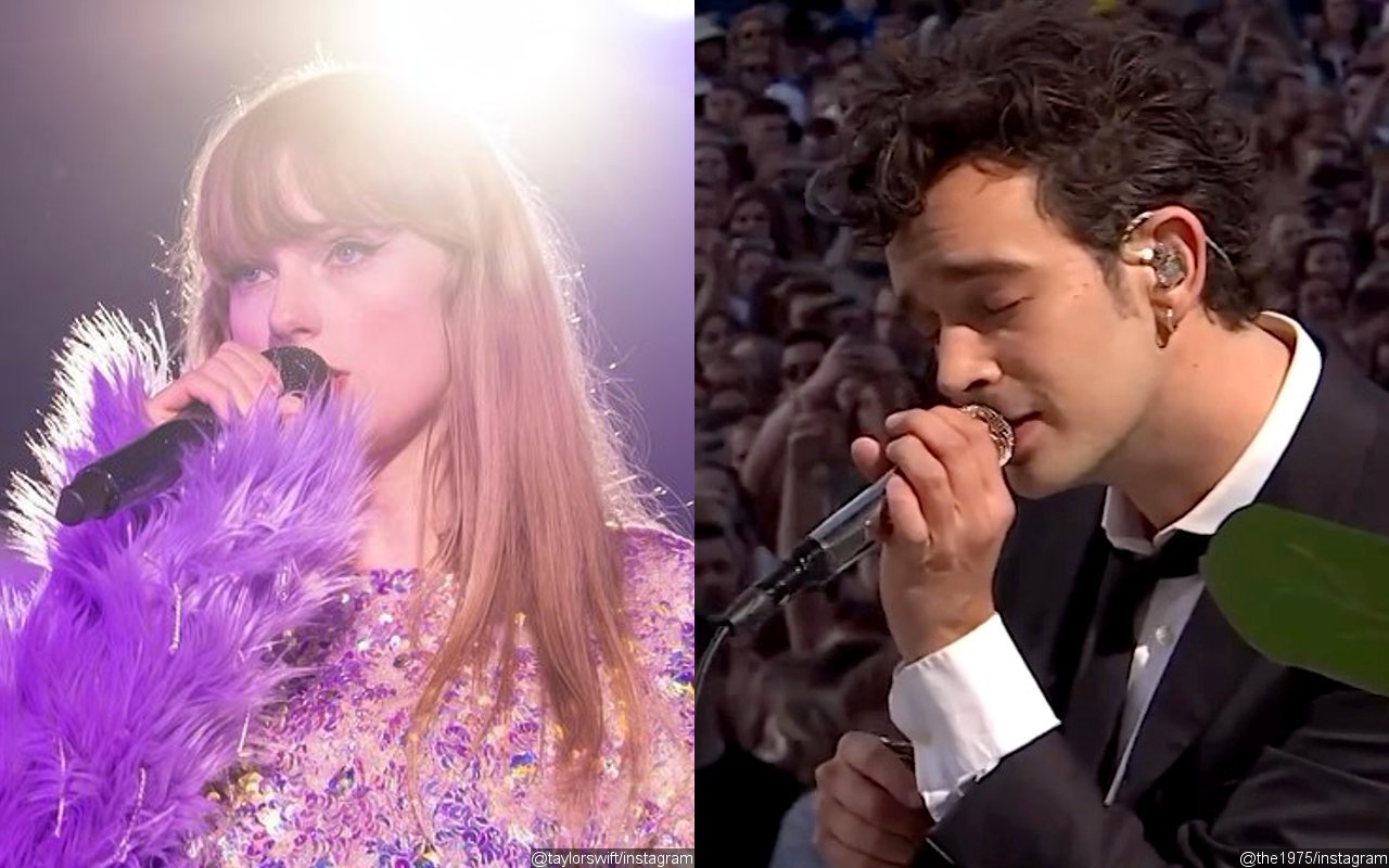 Taylor Swift Fans Upset as She Appears to Cry Onstage After Matty Healy Split