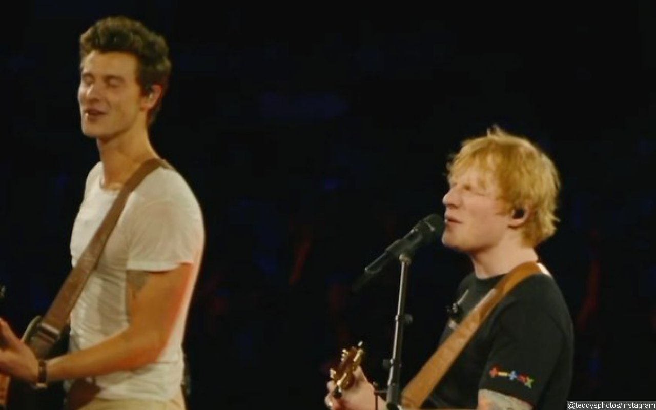 Shawn Mendes Returns to Stage for Surprise Duet With Ed Sheeran After Tour Cancellation