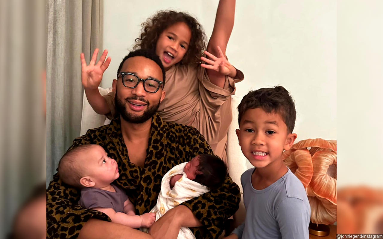 John Legend Posts First Snap With All Four Children After Welcoming Son Via Surrogate