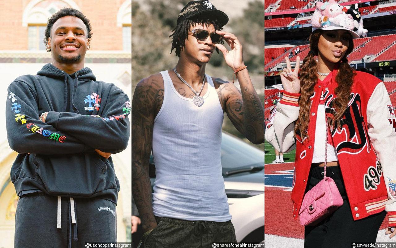 Bronny James and Shareef O'Neal Rejected From Saweetie's Birthday Party