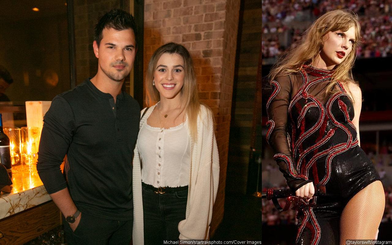 Taylor Lautner Brings Wife Taylor Dome to His Ex Taylor Swift's 'Eras ...