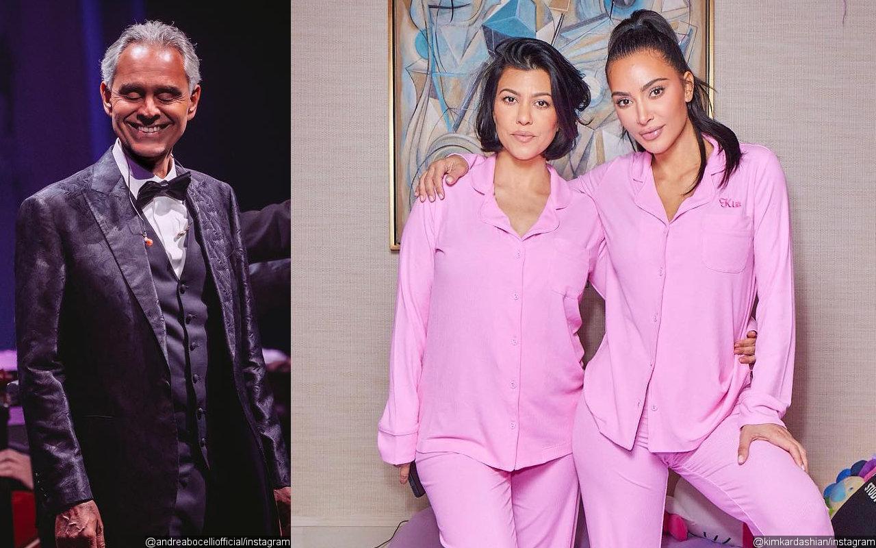 Andrea Bocelli Reponds After Kim Kardashian Name-Drops Him in Her Beef With Sister Kourtney 