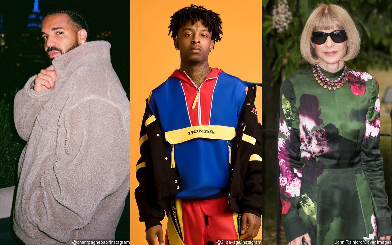 Drake and 21 Savage Mock Anna Wintour With Ugly Clone on Tour After Vogue Lawsuit