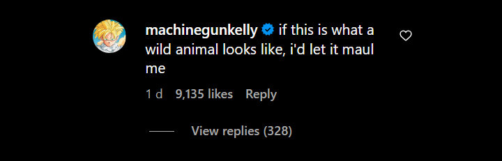 Machine Gun Kelly comment