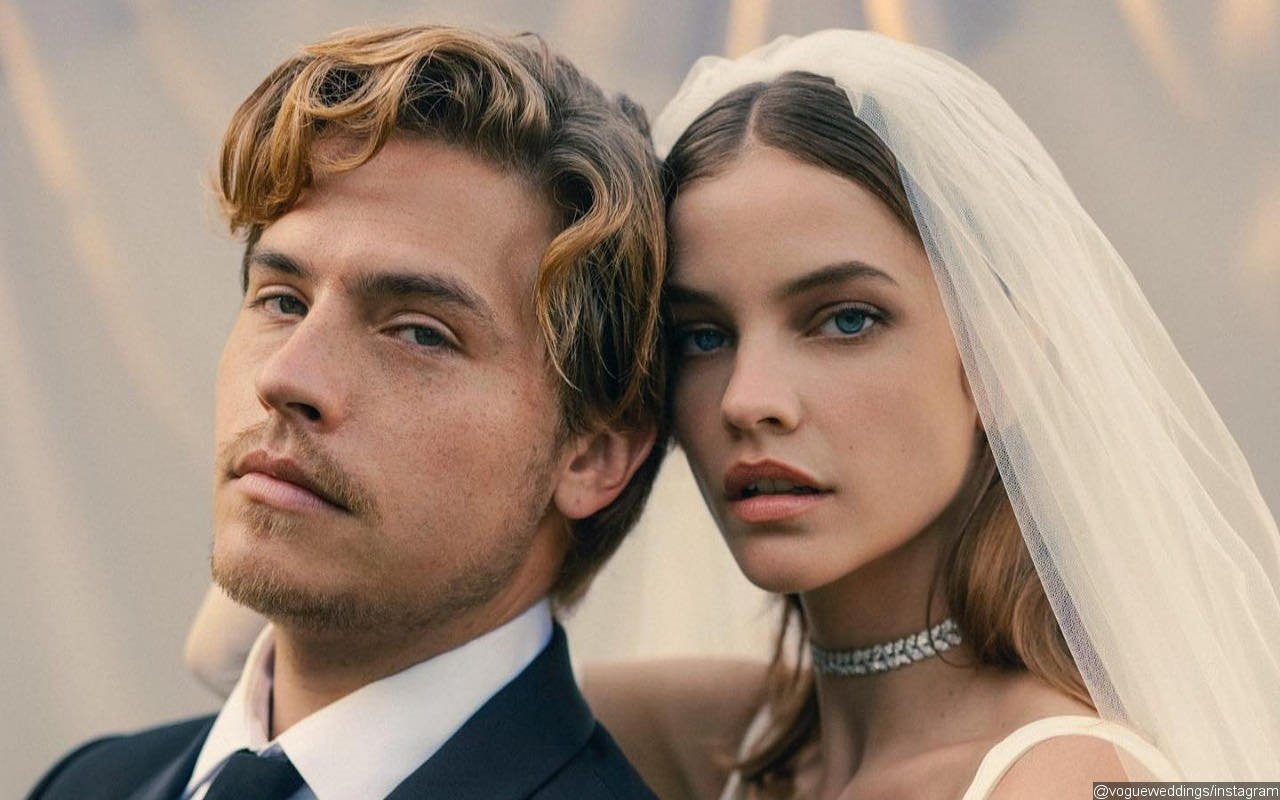 Barbara Palvin Stuns in Three Different Designer Bridal Gowns at Dylan Sprouse Wedding