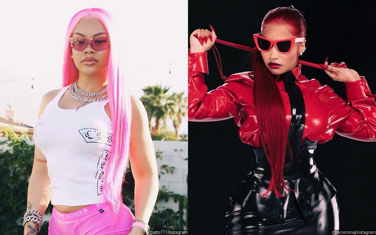 Latto Accused of Throwing Diss at Nicki Minaj During Rolling Loud Miami