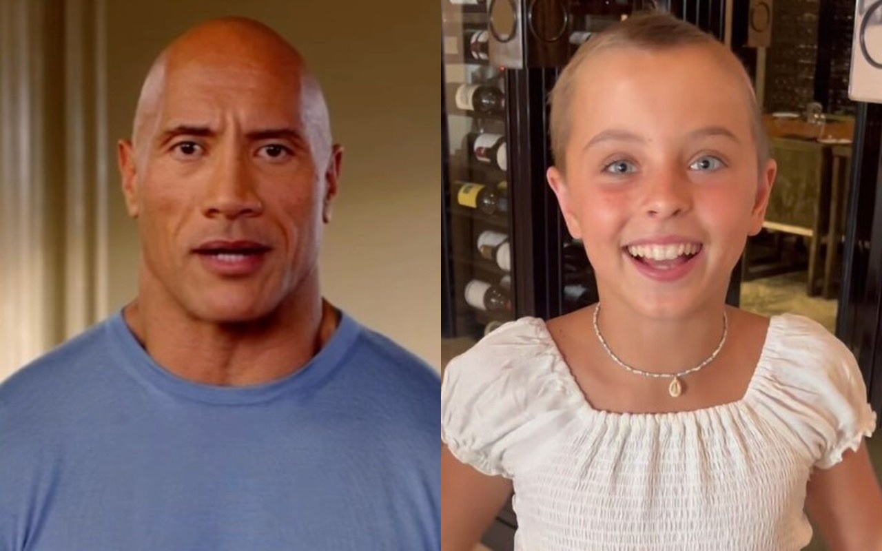 Dwayne Johnson Pretends to Be Waiter to Surprise Young Cancer Patient