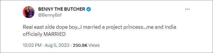 Benny The Butcher Twitter