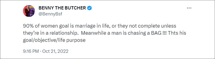 Benny The Butcher Twitter