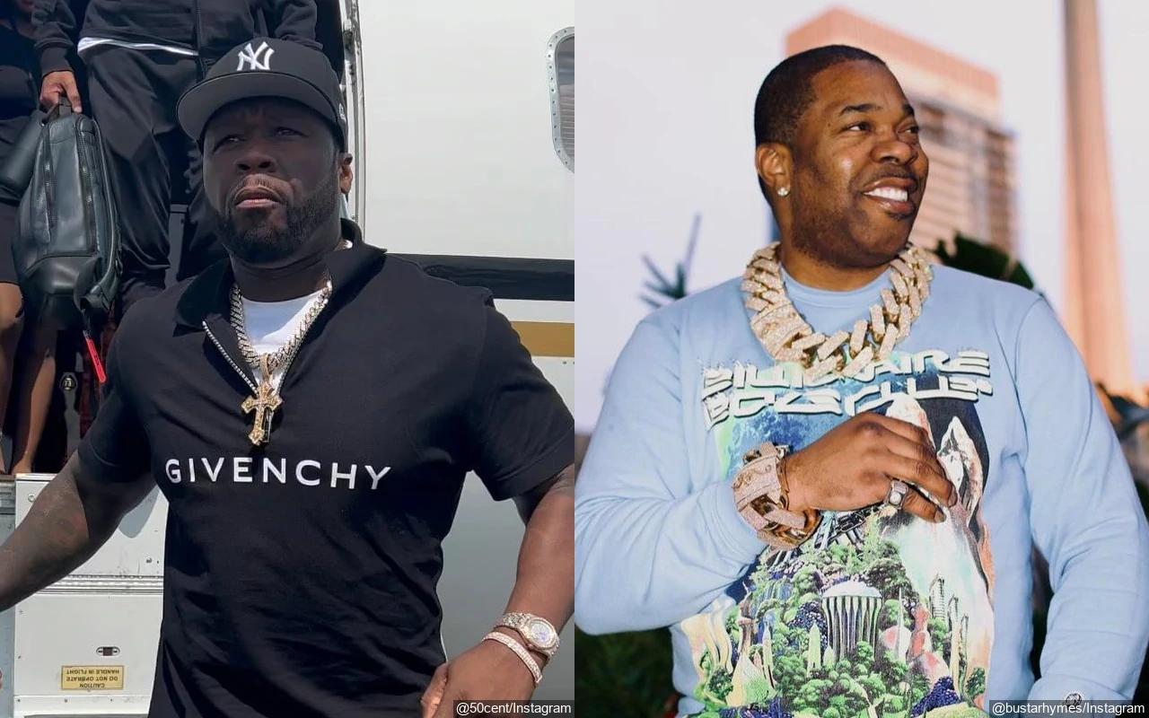 50 Cent Hilariously Trolls Busta Rhymes Over His Huge Chain Necklace