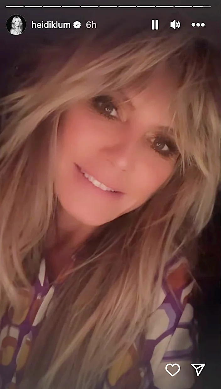 Heidi Klum Instagram Story