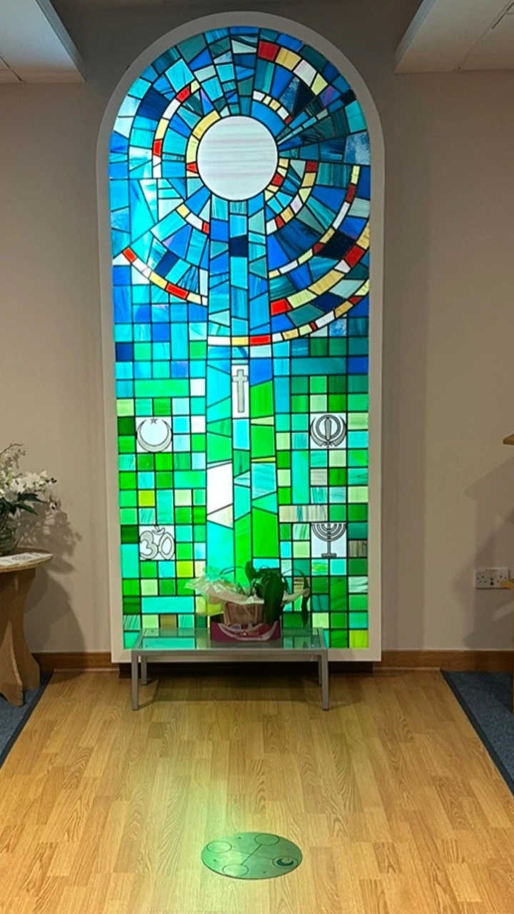 Travis Barker shares a picture inside a prayer room