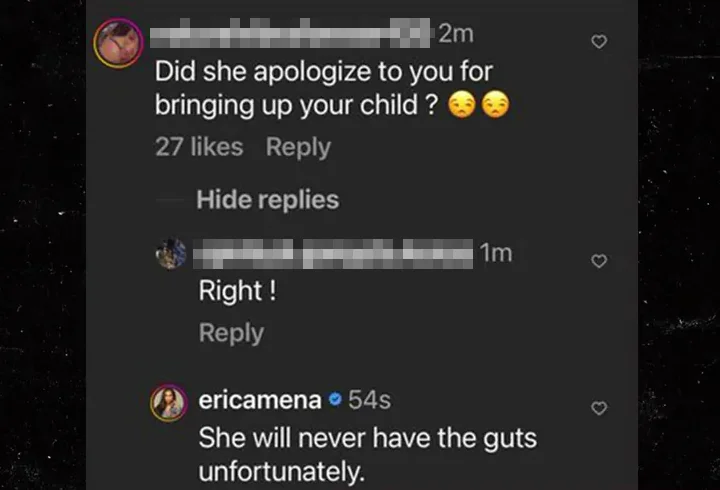 Erica Mena Comment