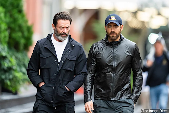 Hugh Jackman and Ryan Reynolds in NYC