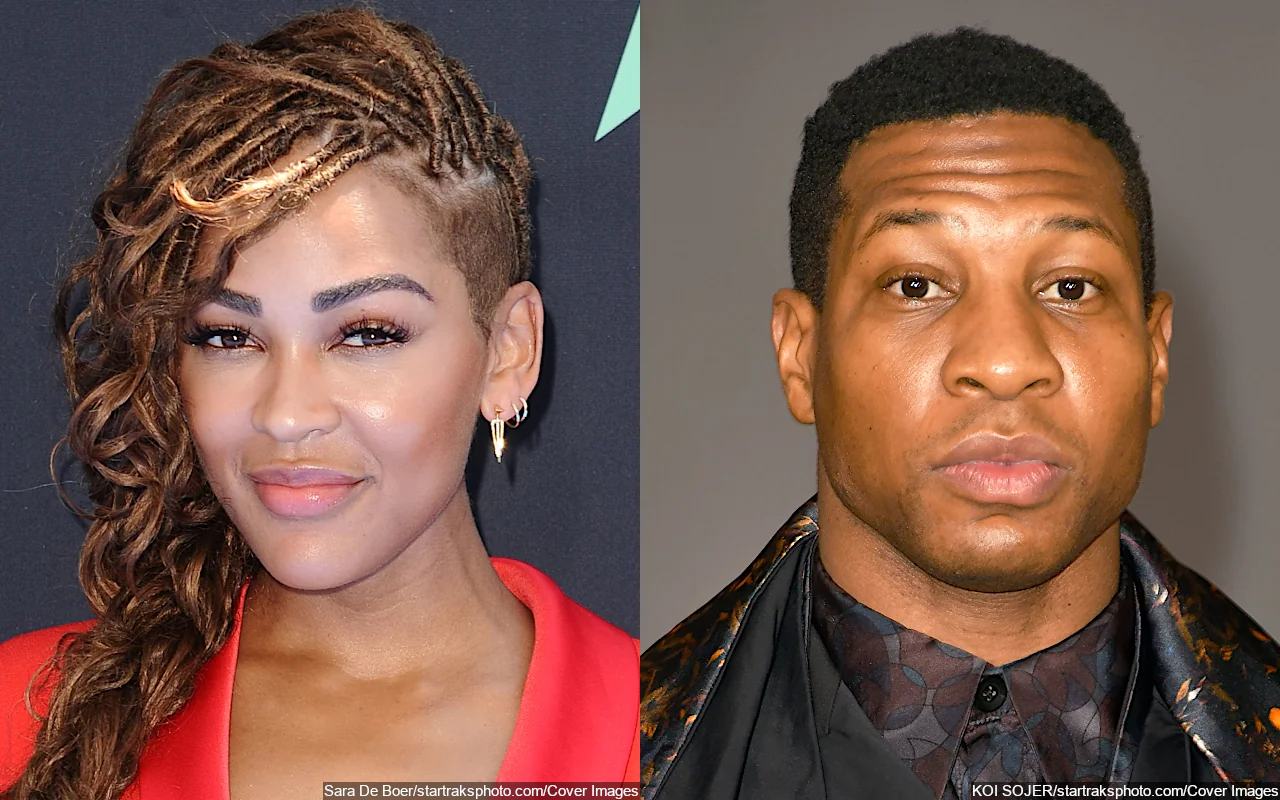 Meagan Good Uses Cute Selfie With Jonathan Majors as Her Phone Lock Screen