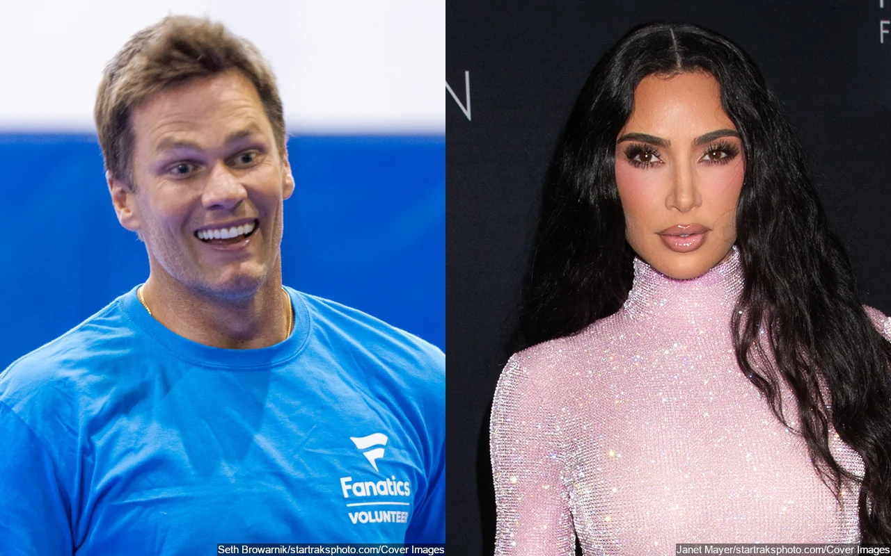 Tom Brady and Rumored Ex-Fling Kim Kardashian Get Into Flirty Bidding War at Charity Event
