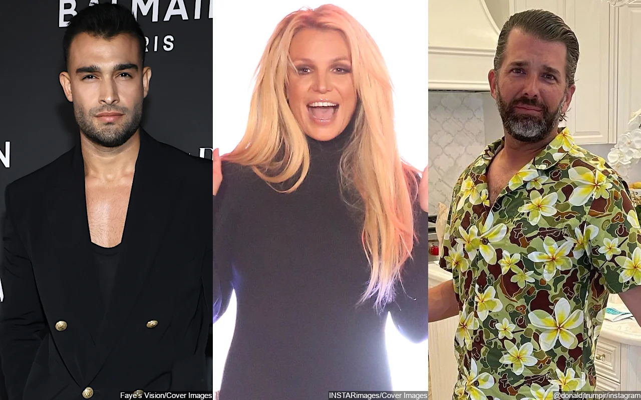 Sam Asghari Speaks Up to Defend Britney Spears Against 'Bully' Donald Trump Jr.