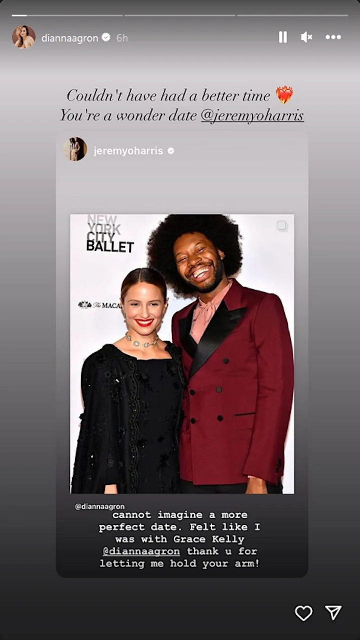 Dianna Agron's IG Story