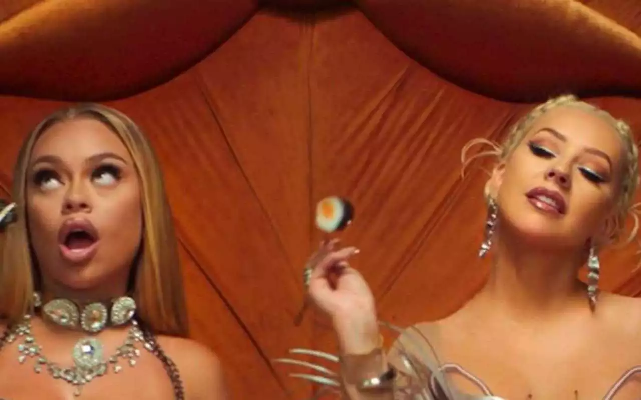 Christina Aguilera and Latto Channel Their Inner Opera Singers on Just Eat Campaign
