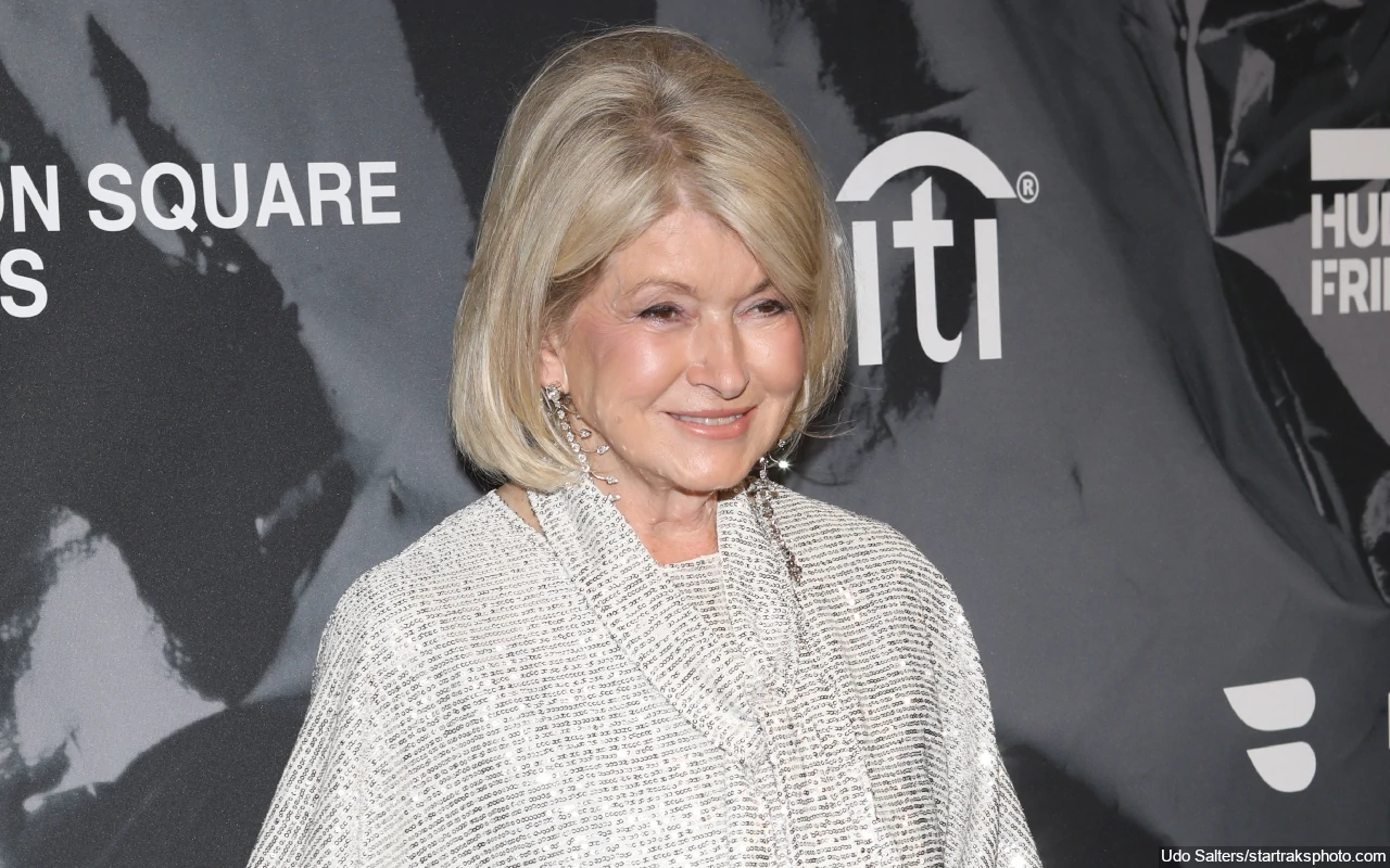 Martha Stewart 'Slaying' in Slit Dress