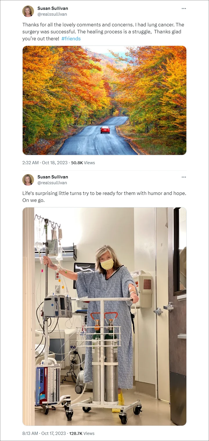 Susan Sullivan Tweets
