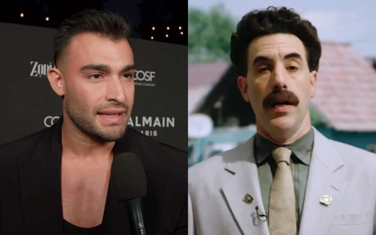 Sam Asghari Finds Sacha Baron Cohen's Borat 'Extremely Sexy'
