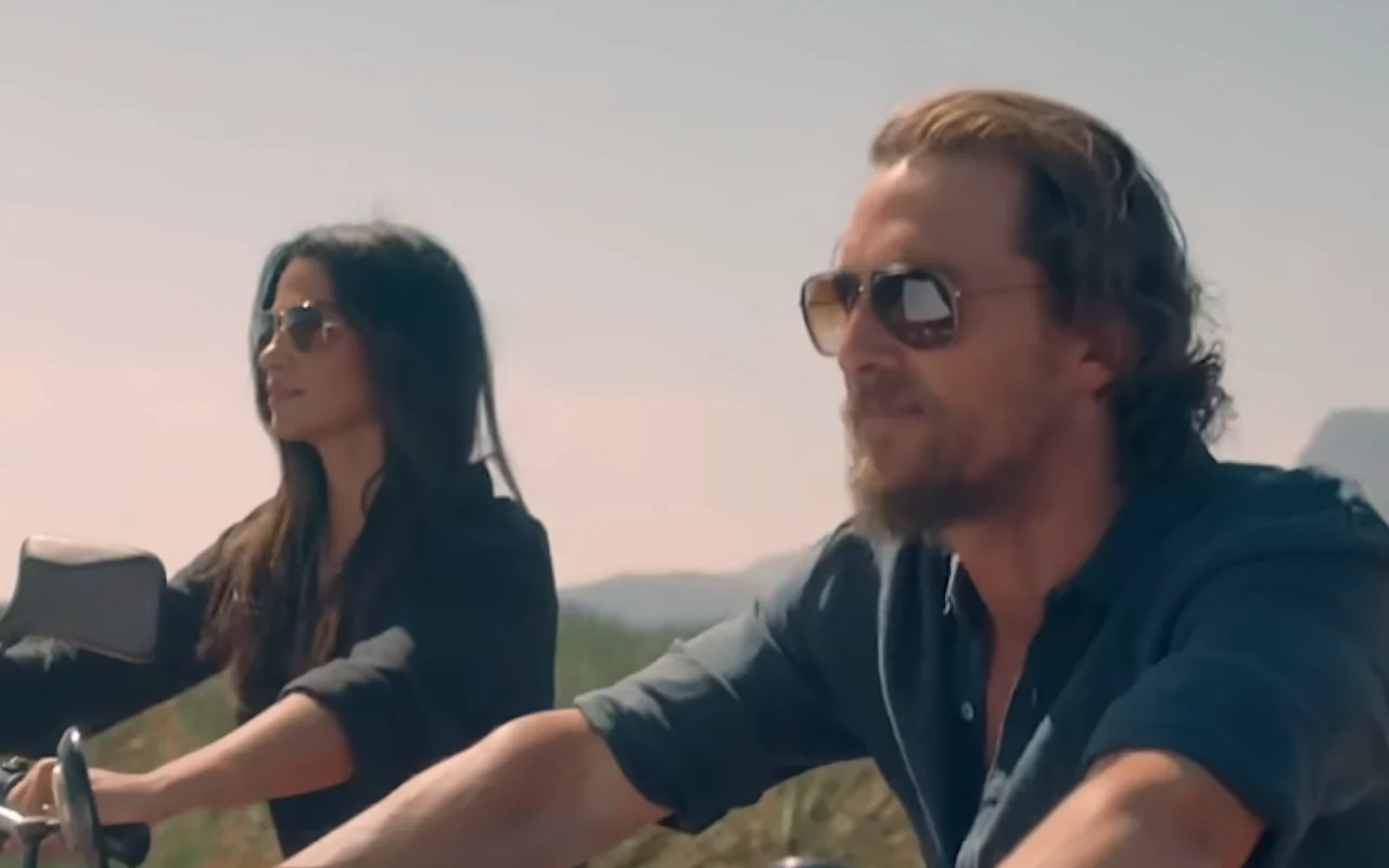 Matthew mcconaughey and wife camila go pantless in cheeky pantalones ad