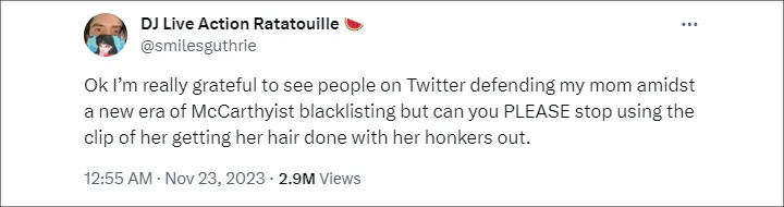 Miles Robbins tweet